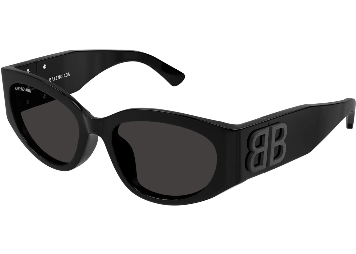 Balenciaga Cat Eye Sunglasses Black/Grey (BB0324SK-001)