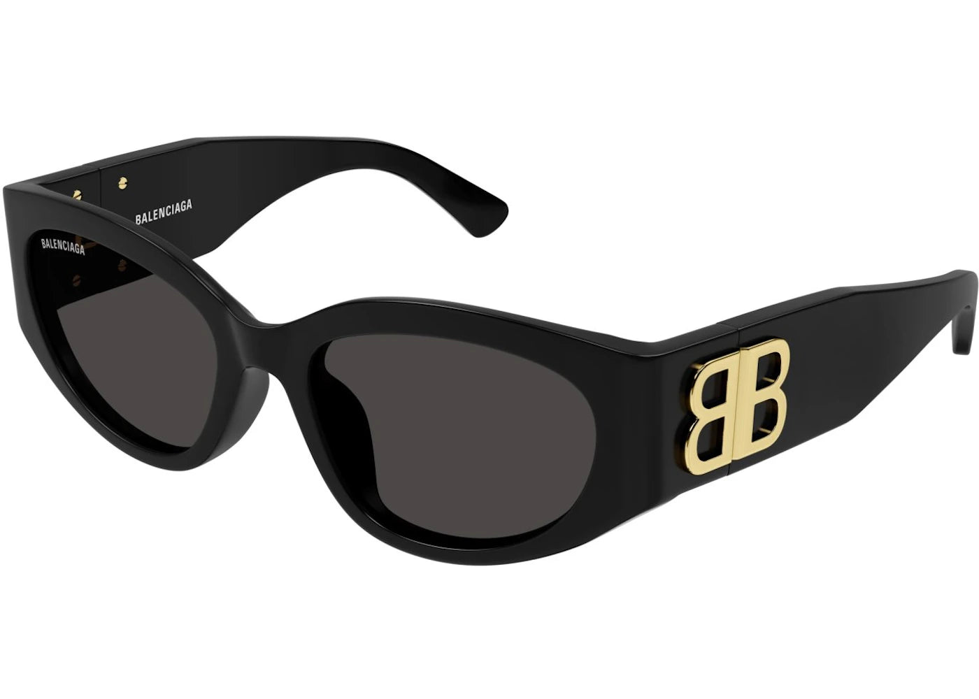 Balenciaga Cat Eye Sunglasses Black/Grey (BB0324SK-002)