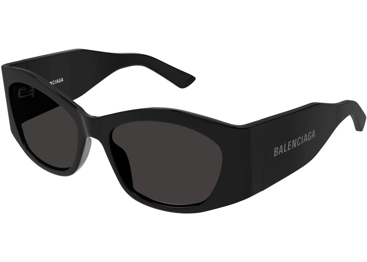Balenciaga Cat Eye Sunglasses Black/Grey (BB0329S-001)
