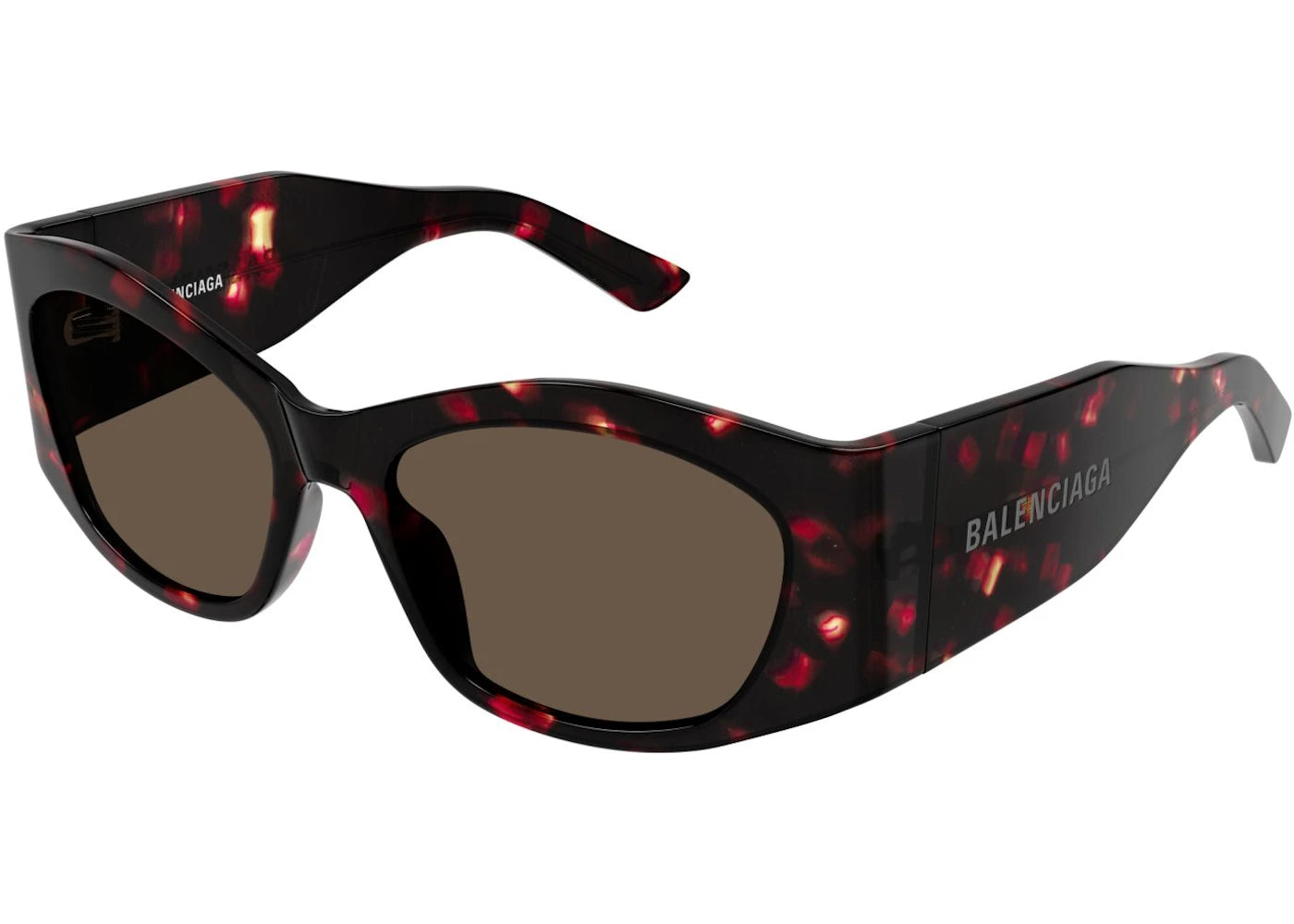 Balenciaga Cat Eye Sunglasses Havana/Brown (BB0329S-002)