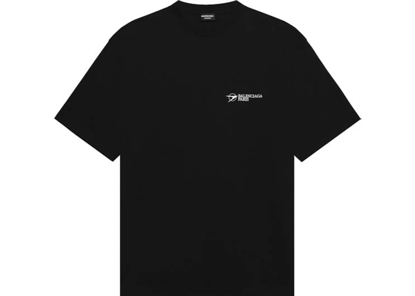 Balenciaga Corporate Logo T-shirt Black