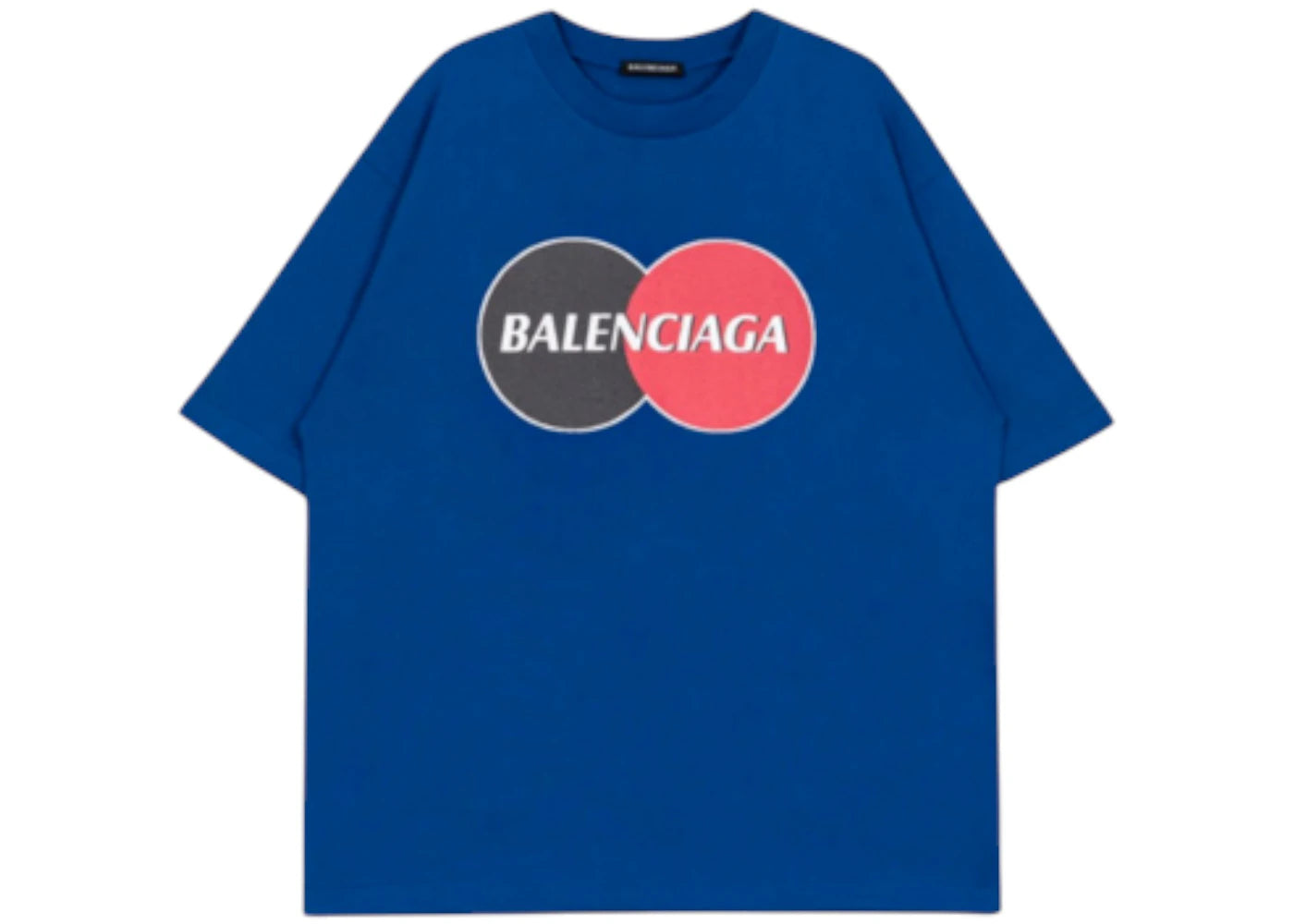 Balenciaga Credit Card Logo T-shirt Blue
