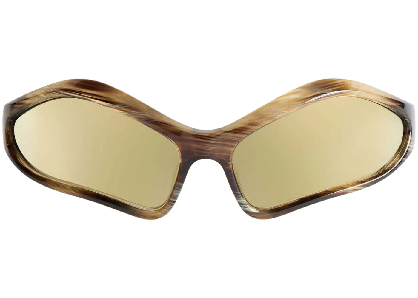 Balenciaga Fennec Oval Sunglasses Bronze (768054T00072681)