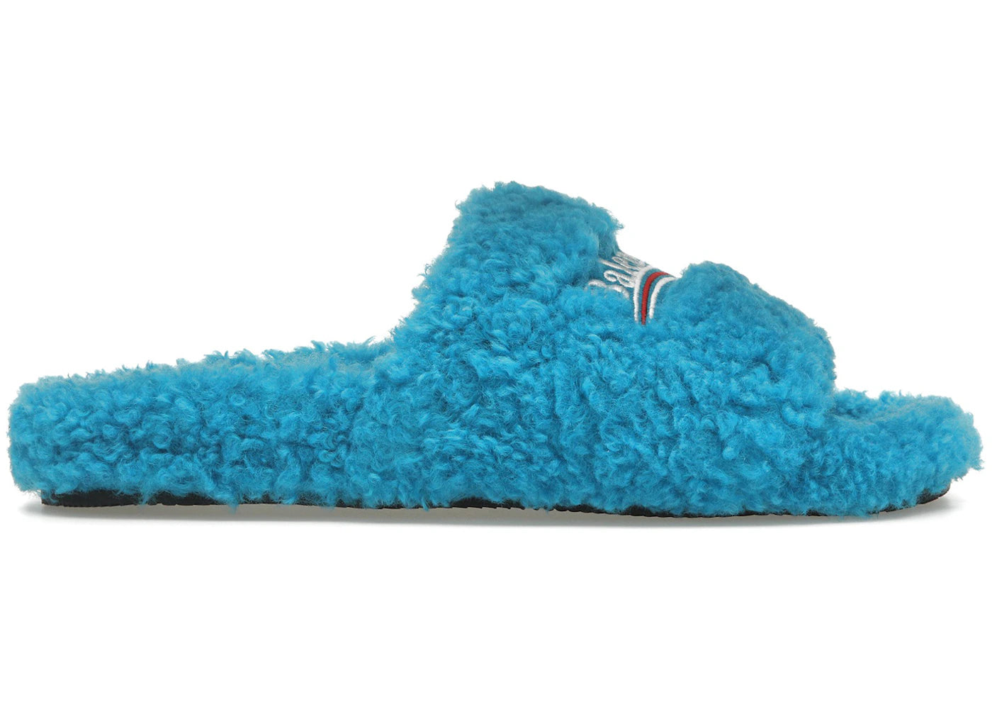 Balenciaga Furry Slide Blue (Women's)