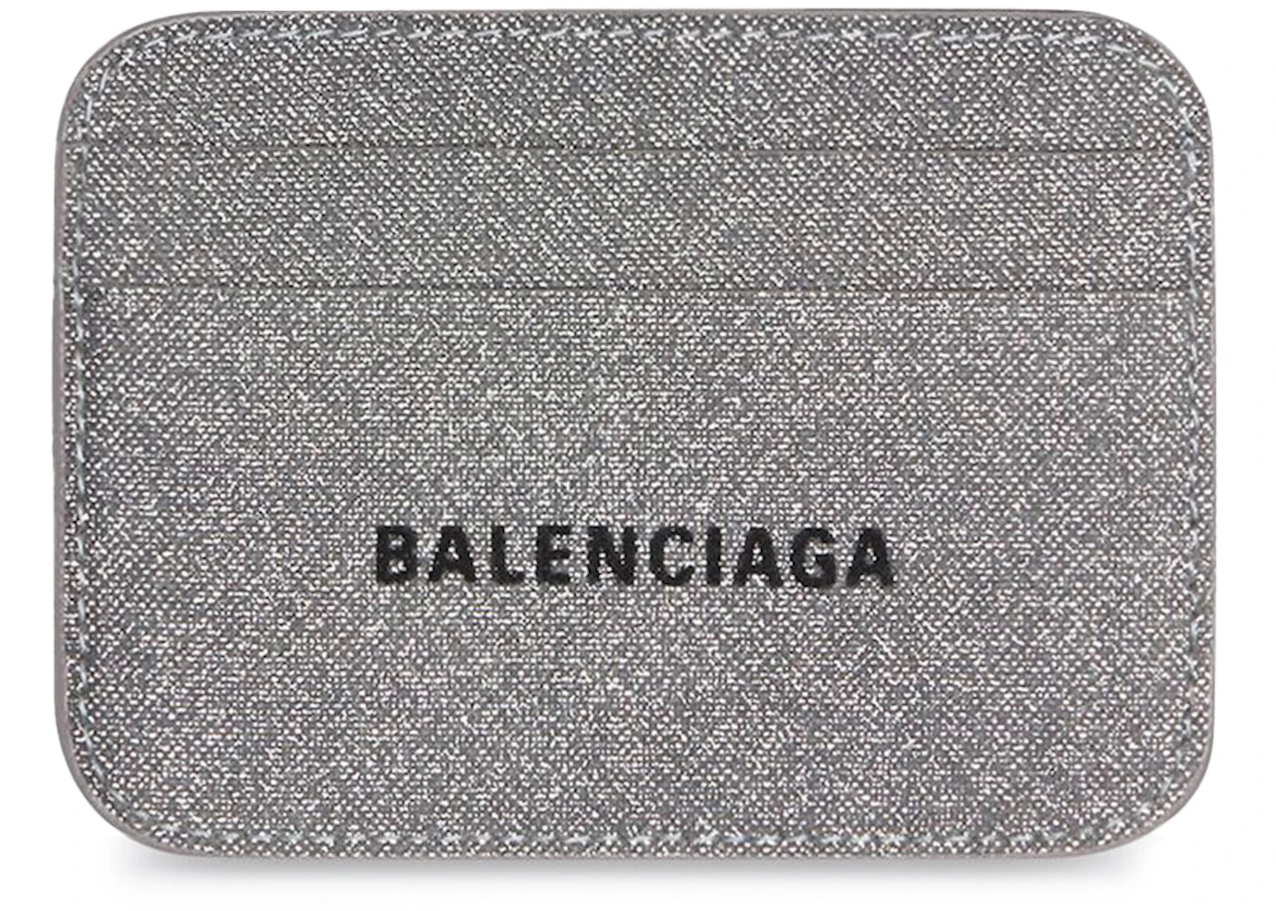Balenciaga Glitter Cash Card Holder (4 slot) Grey