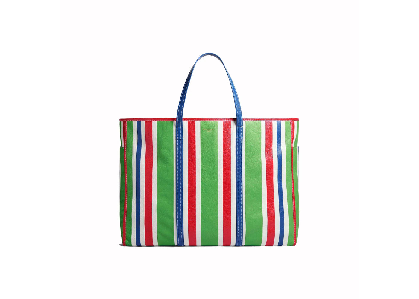 Balenciaga Mens Chatelet Carry All XL Tote Bag Green/Red/Blue/White
