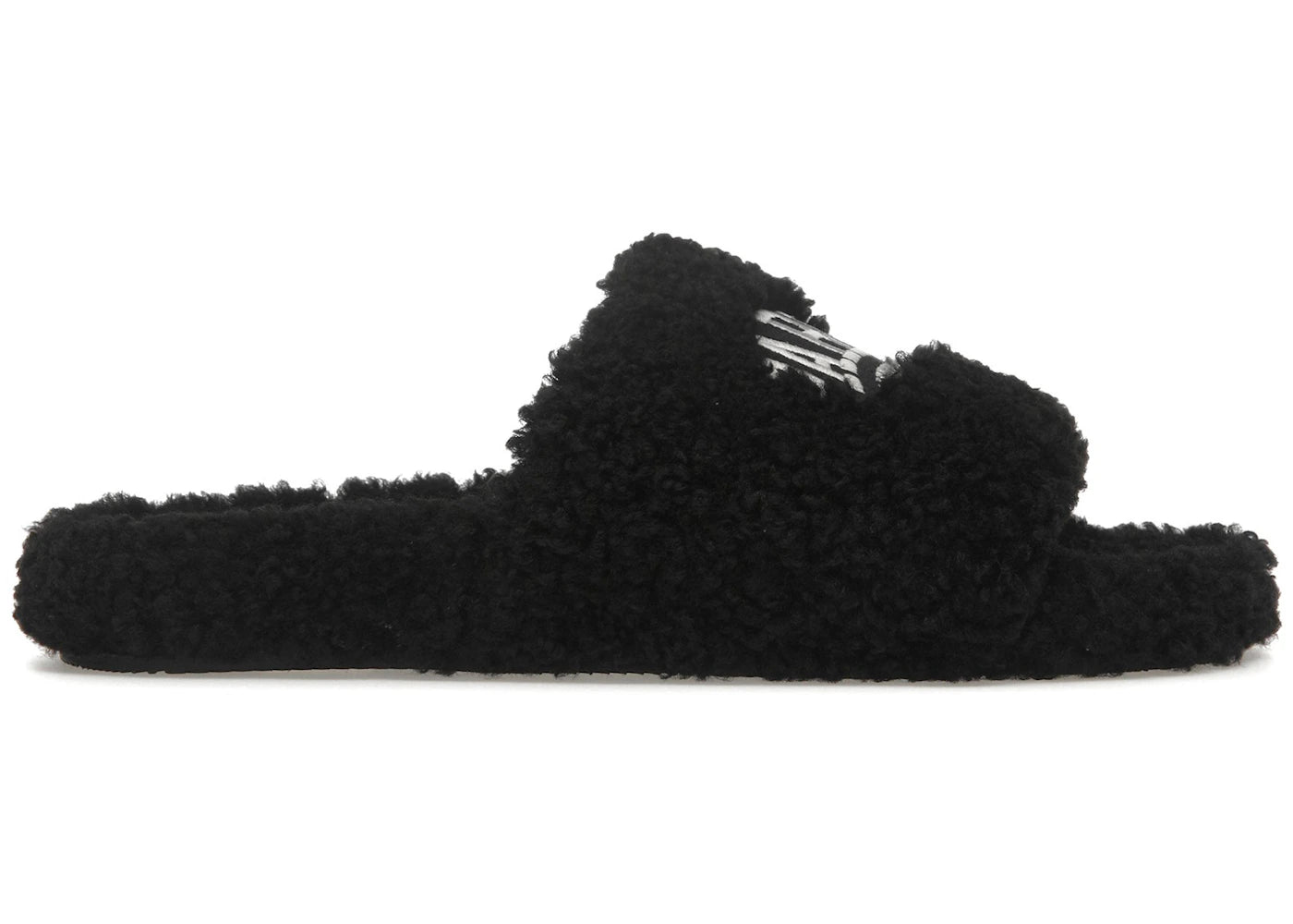 Balenciaga Paris Furry Slide Black (Women's)