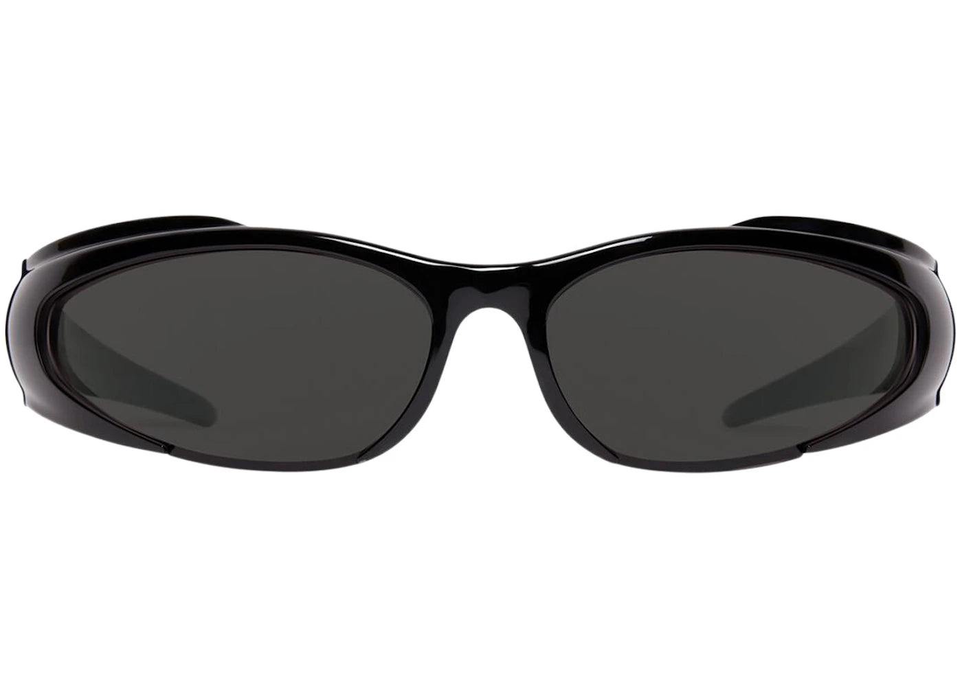 Balenciaga Reverse Xpander Rectangle Sunglasses Black