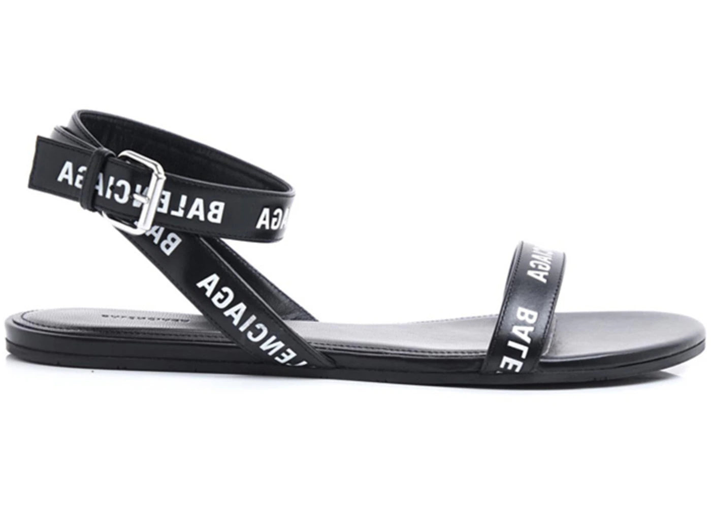 Balenciaga Round Sandal F05 Black White (Women's)