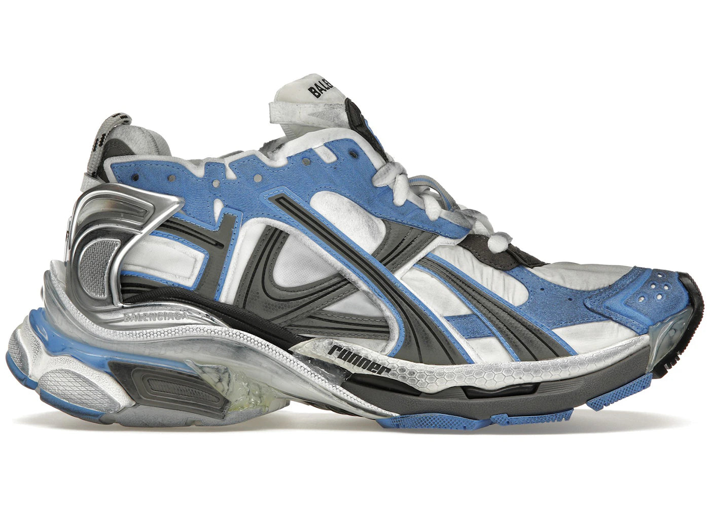 Balenciaga Runner Blue White Grey