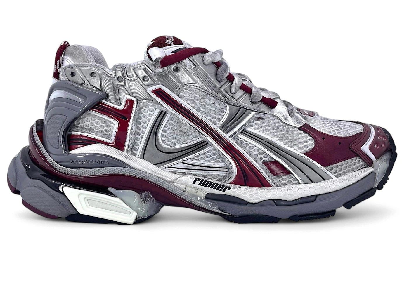 Balenciaga Runner Burgundy Grey