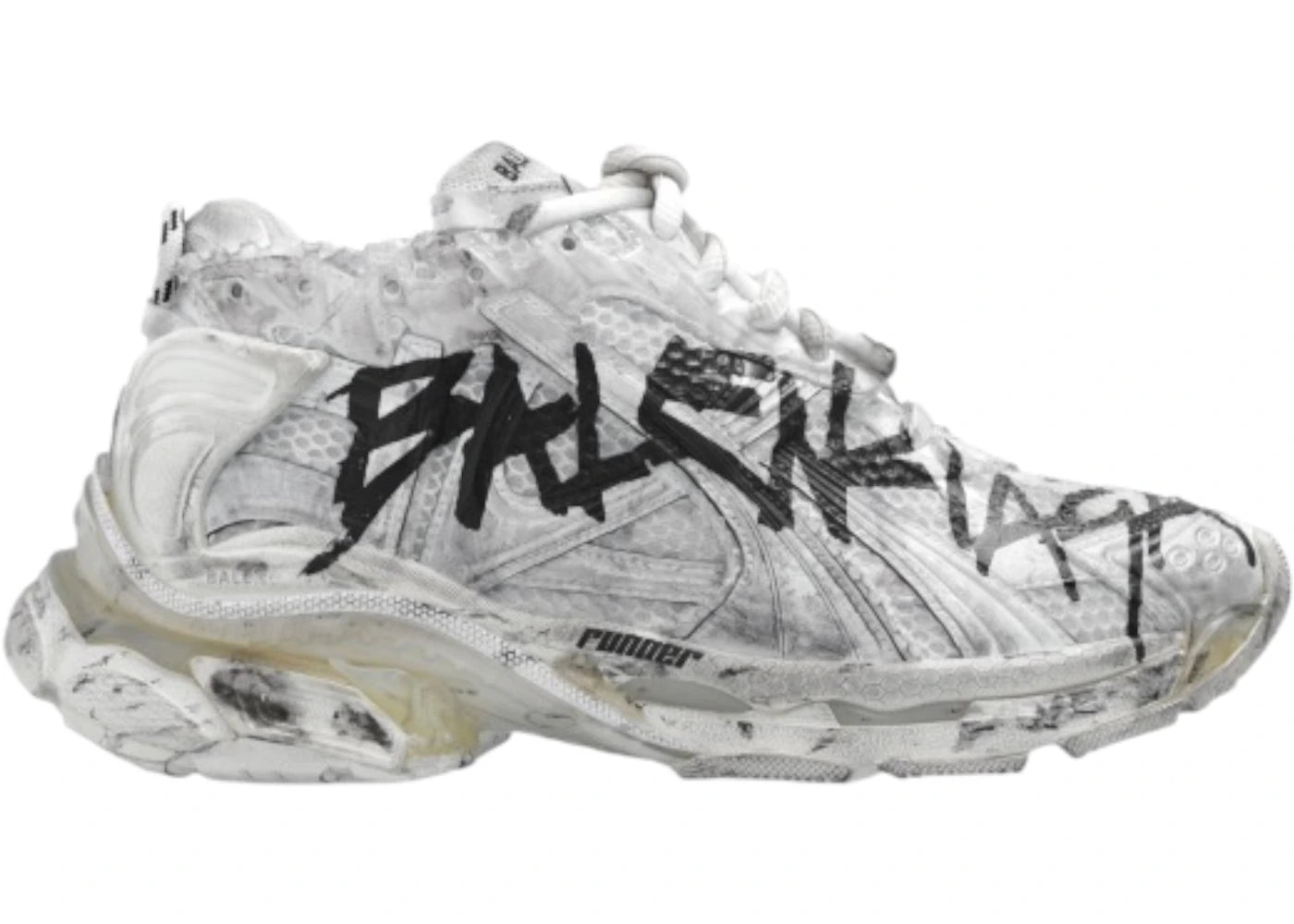 Balenciaga Runner Graffiti White Black (Women's)