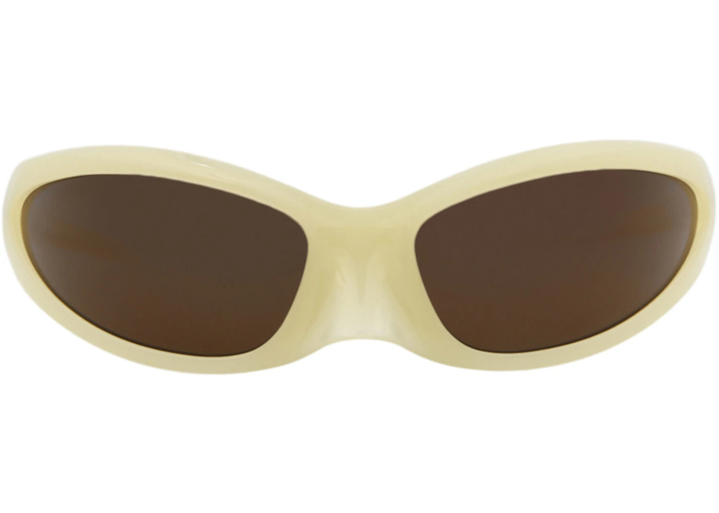 Balenciaga Shield-Frame Bio Injection Sunglasses Yellow/Yellow/Brown (BB0251S-30013805-003)