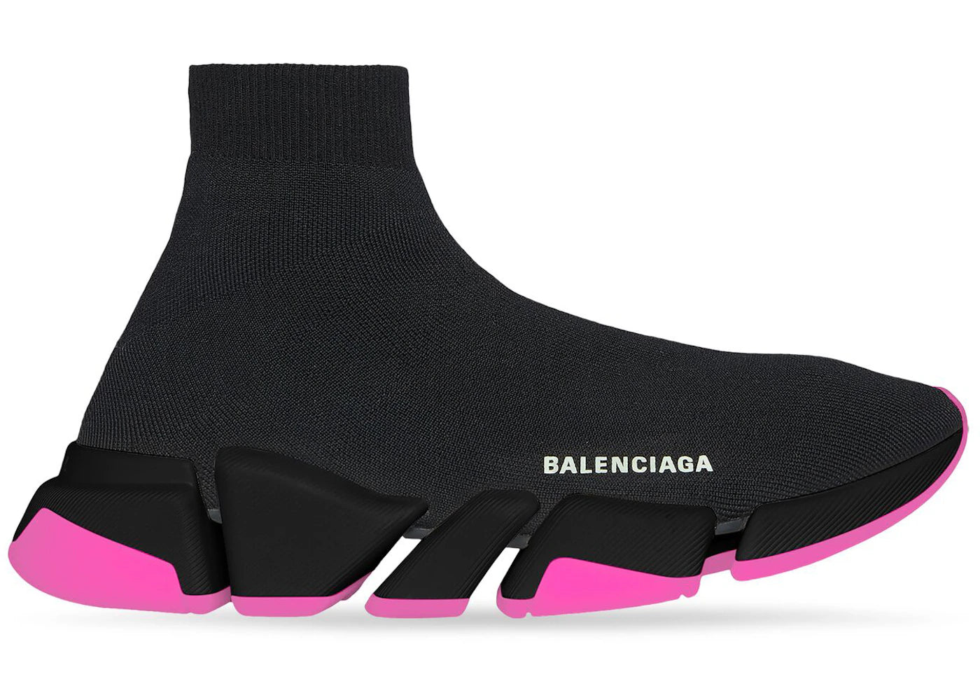 Balenciaga Speed 2.0 Black Fluo Pink (Women's)