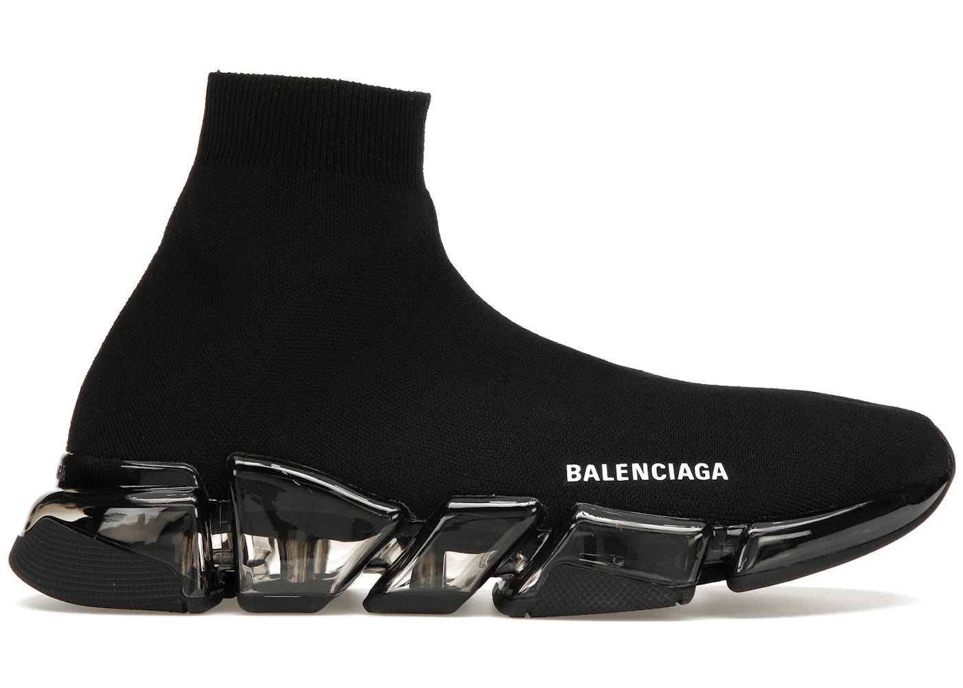 Balenciaga Speed 2.0 Clear Sole Black