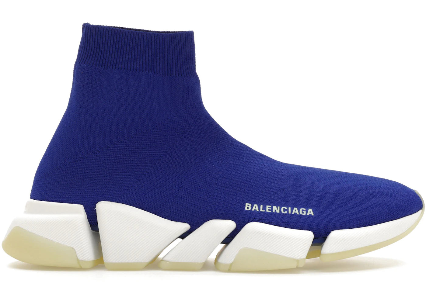 Balenciaga Speed 2.0 Recycled Knit Blue Glow