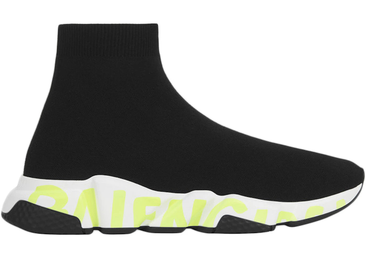 Balenciaga Speed Black Fluo Green