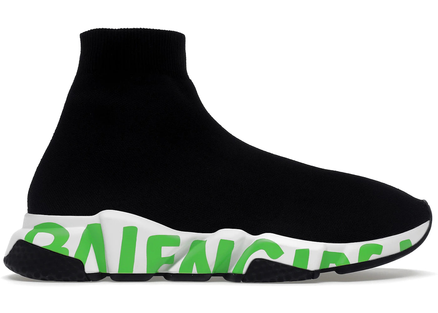 Balenciaga Speed Graffiti Black Green