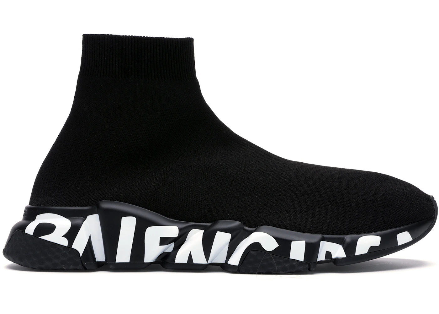 Balenciaga Speed Graffiti Trainers Black