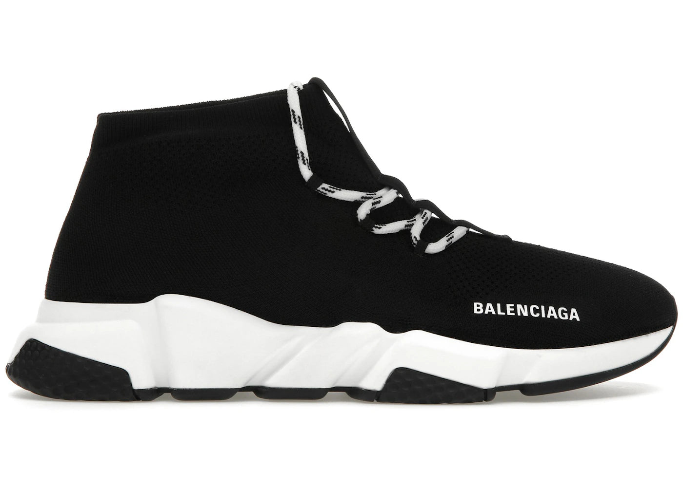 Balenciaga Speed Lace Up Black
