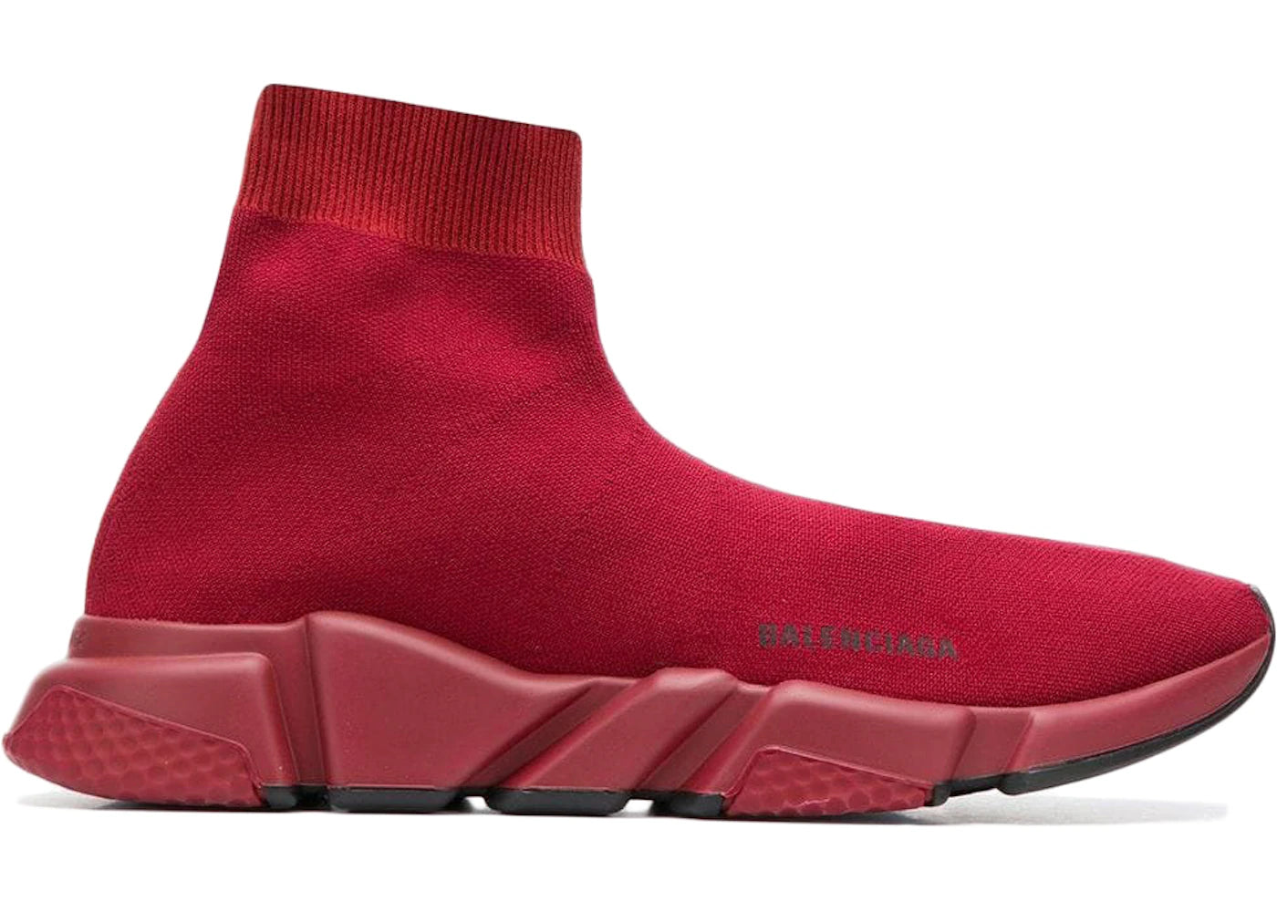 Balenciaga Speed Trainer Burgundy Black Sole
