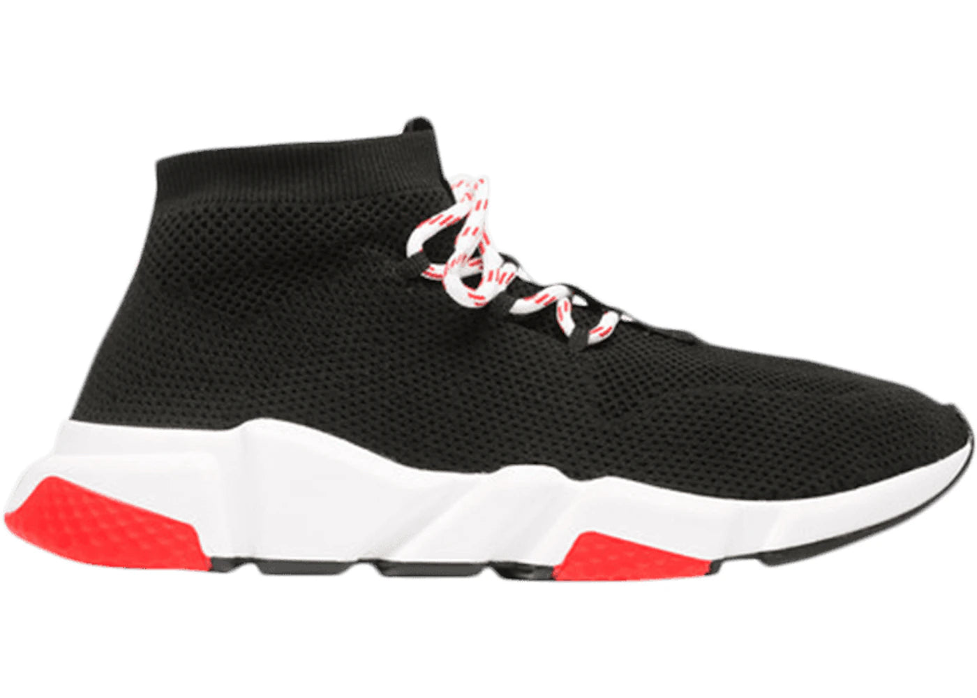 Balenciaga Speed Trainer Lace Up Black Red (2018)