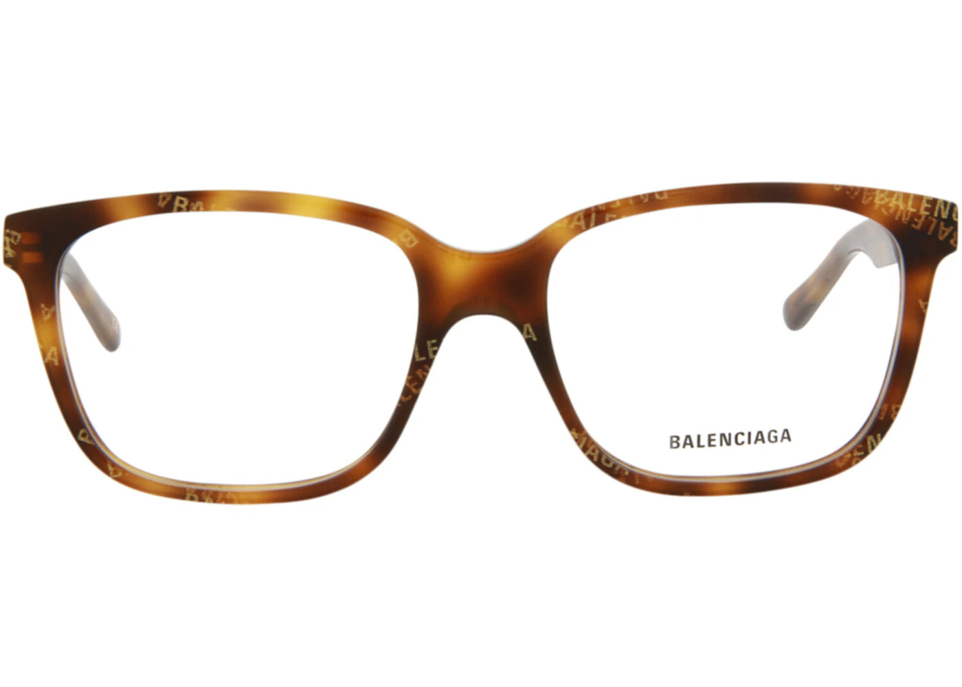 Balenciaga Square-Frame Acetate Optical Frames Havana Havana Transparent (BB0078O-30008400-002)