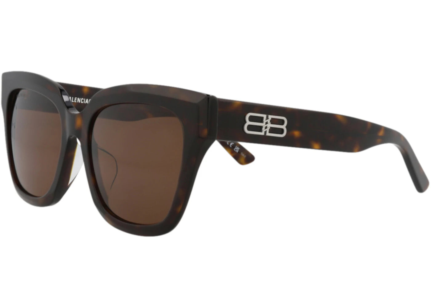 Balenciaga Square-Frame Acetate Sunglasses Havana Havana Brown (BB0237SA-30013522-002)