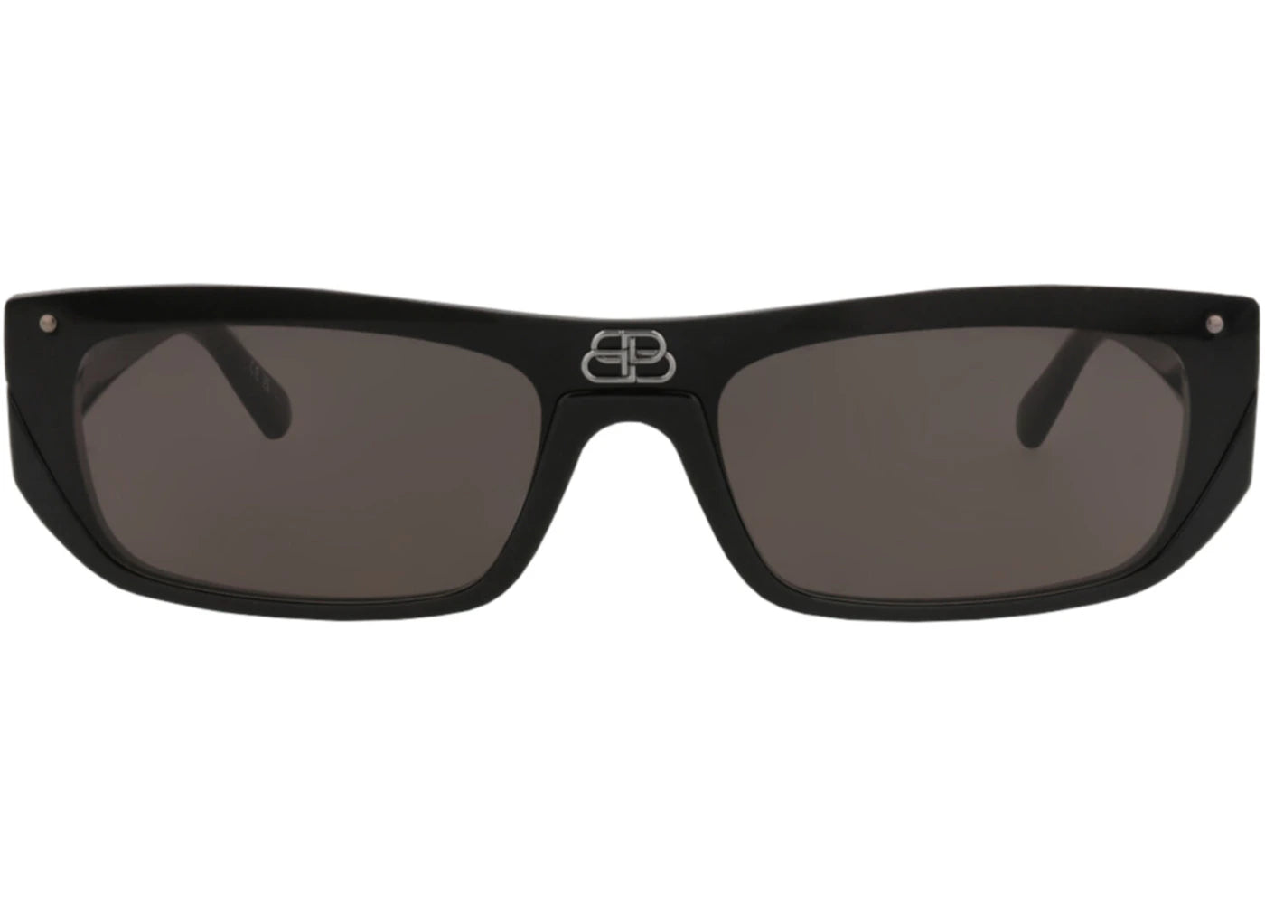 Balenciaga Square-Frame Injection Sunglasses Black Black Grey (BB0080S-30008402-001)