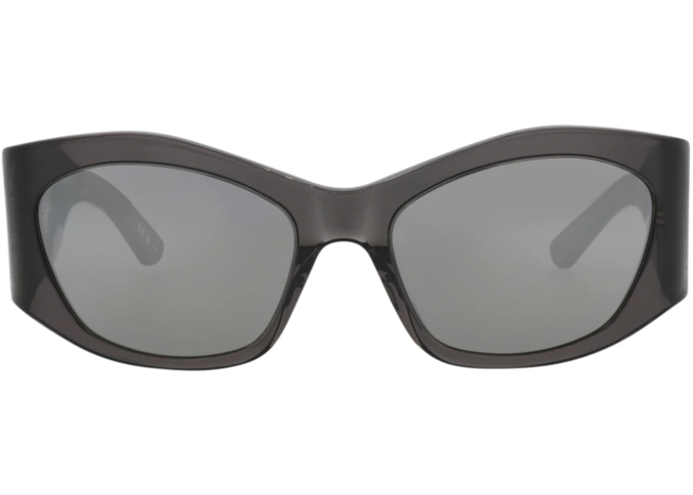 Balenciaga Square-Frame Recycled Acetate Sunglasses Grey Grey Silver (BB0329S-30014894-003)