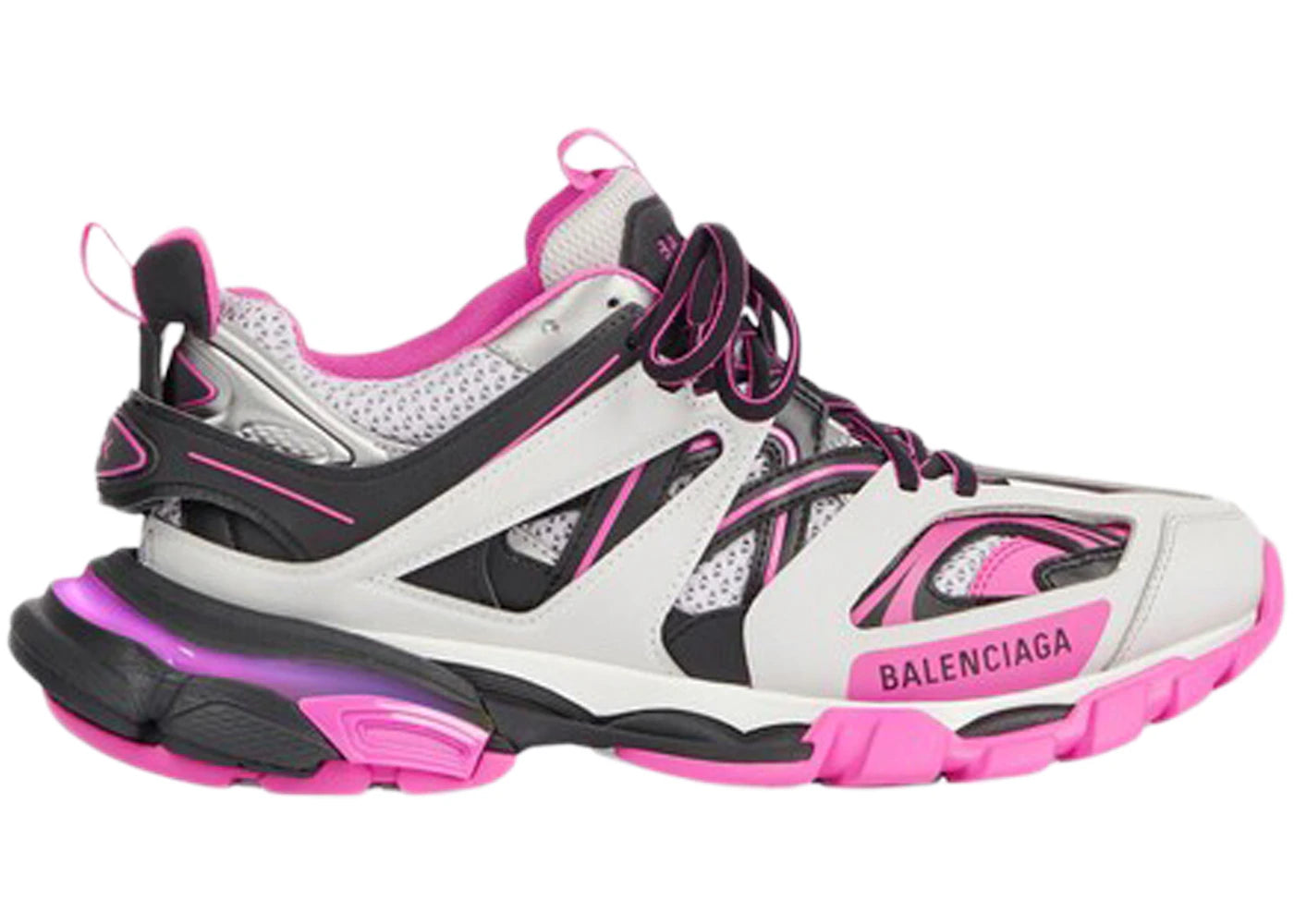 Balenciaga Track LED Grey Pink Black (Women's)