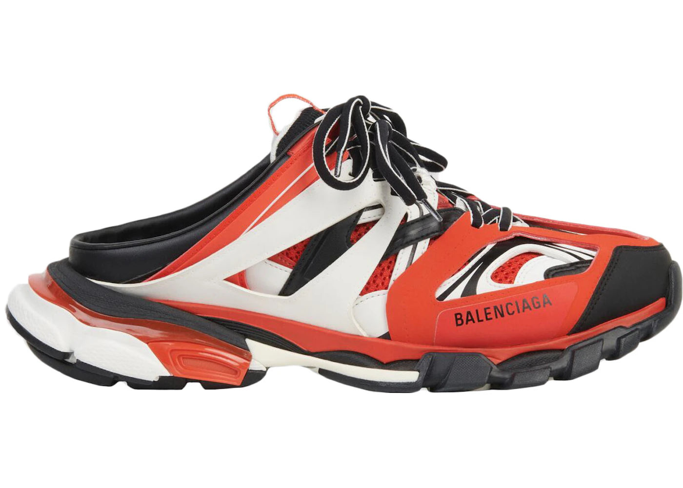 Balenciaga Track Mule Red White