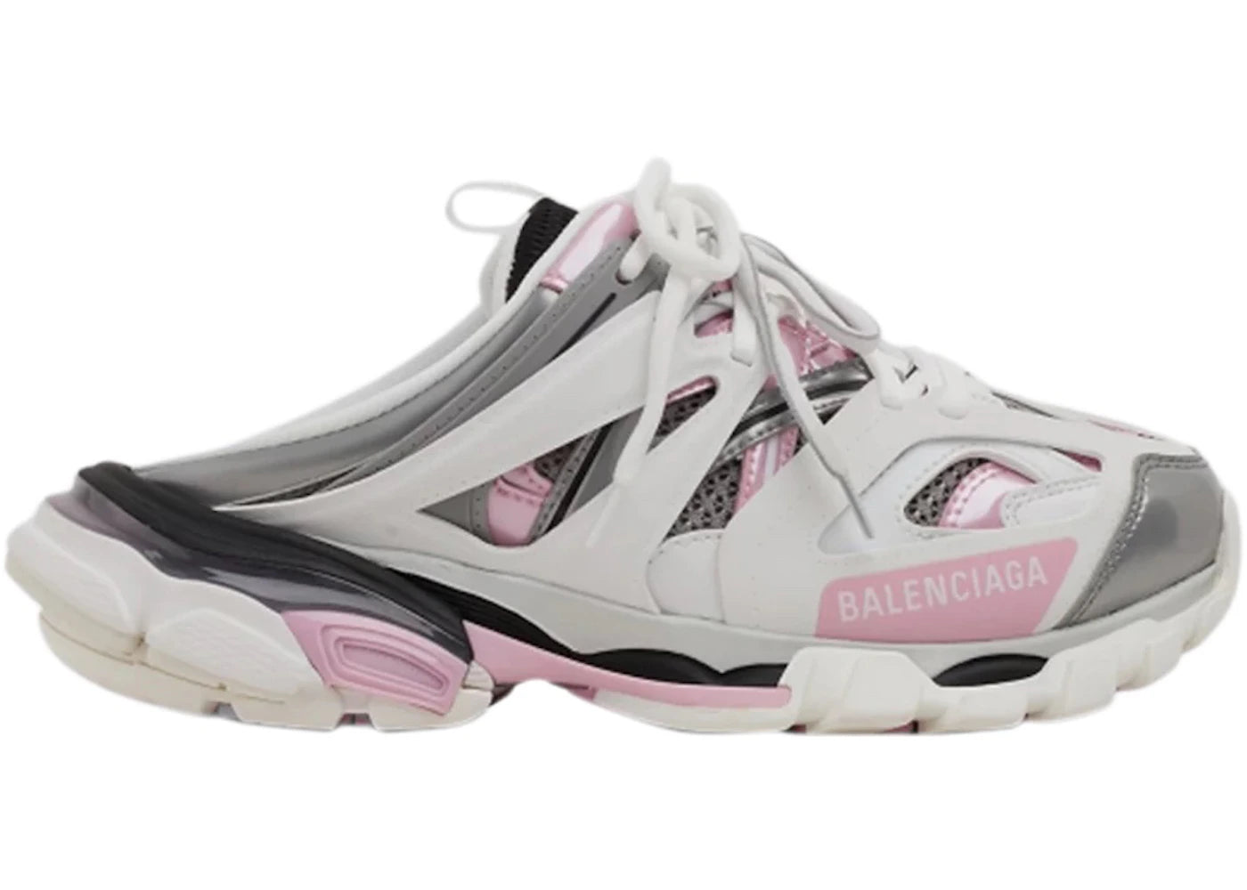 Balenciaga Track Mule White Pink (Women's)