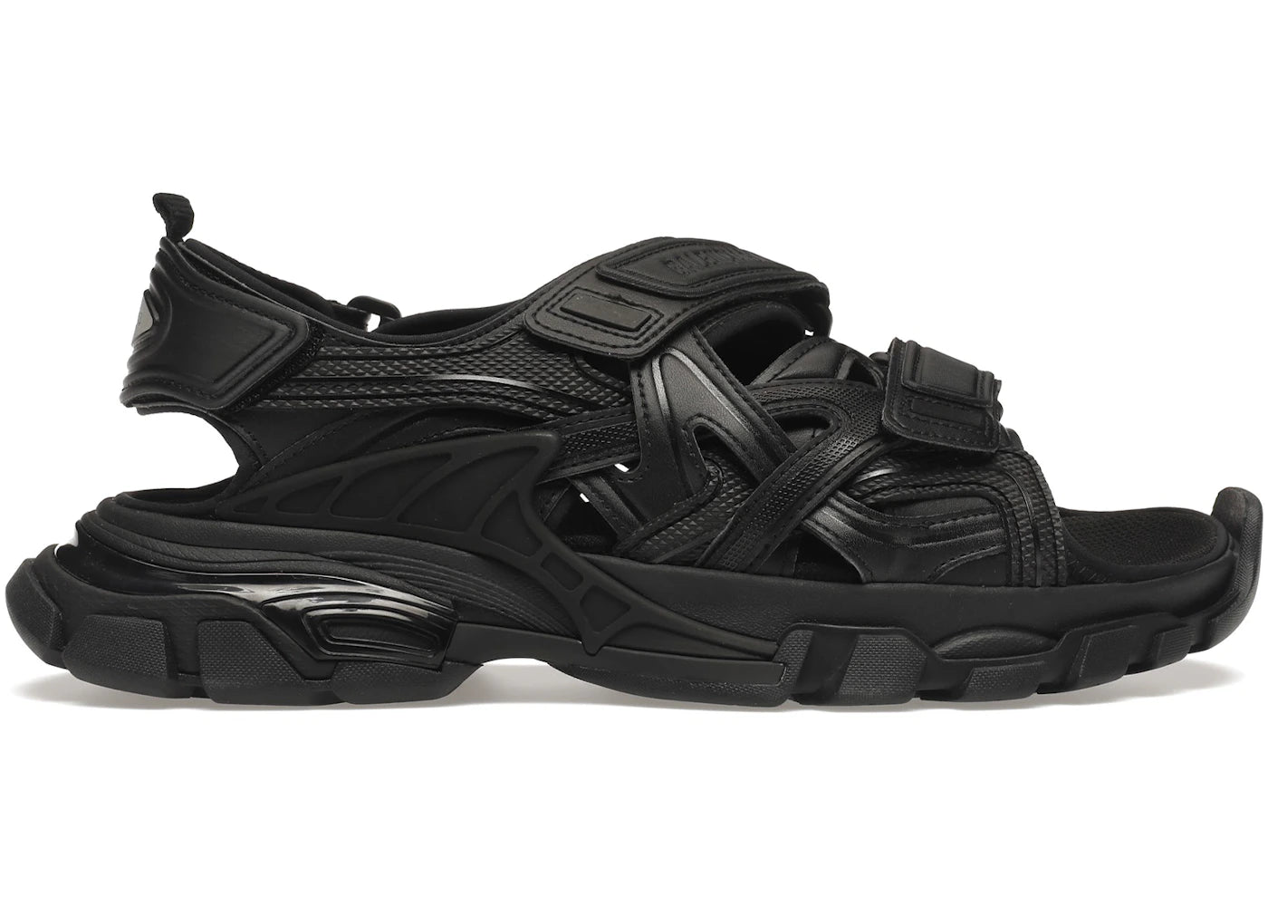 Balenciaga Track Sandal Black