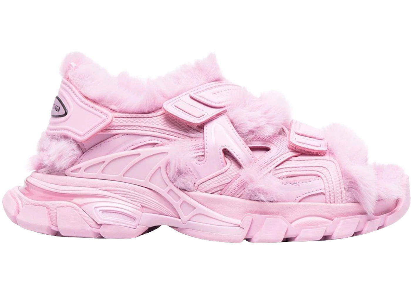 Balenciaga Track Sandal Fake Fur Pink (Women's)