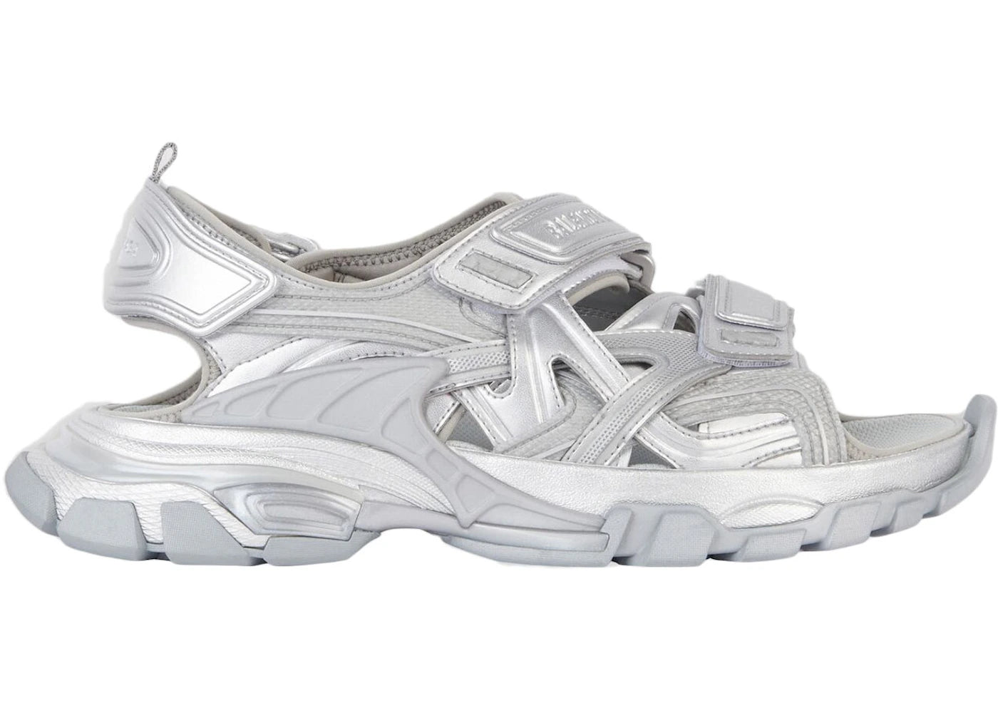 Balenciaga Track Sandal Silver