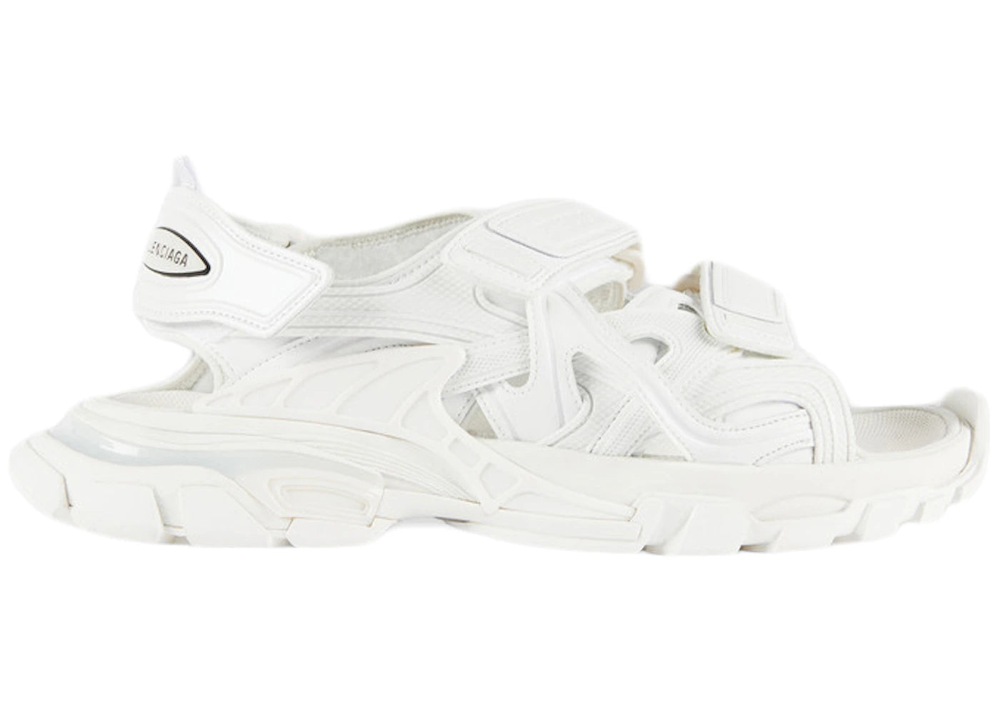 Balenciaga Track Sandal White