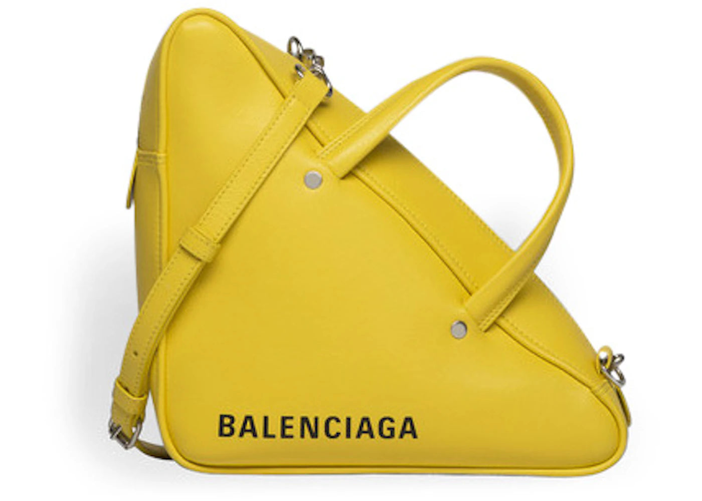 Balenciaga Triangle Duffle S Yellow
