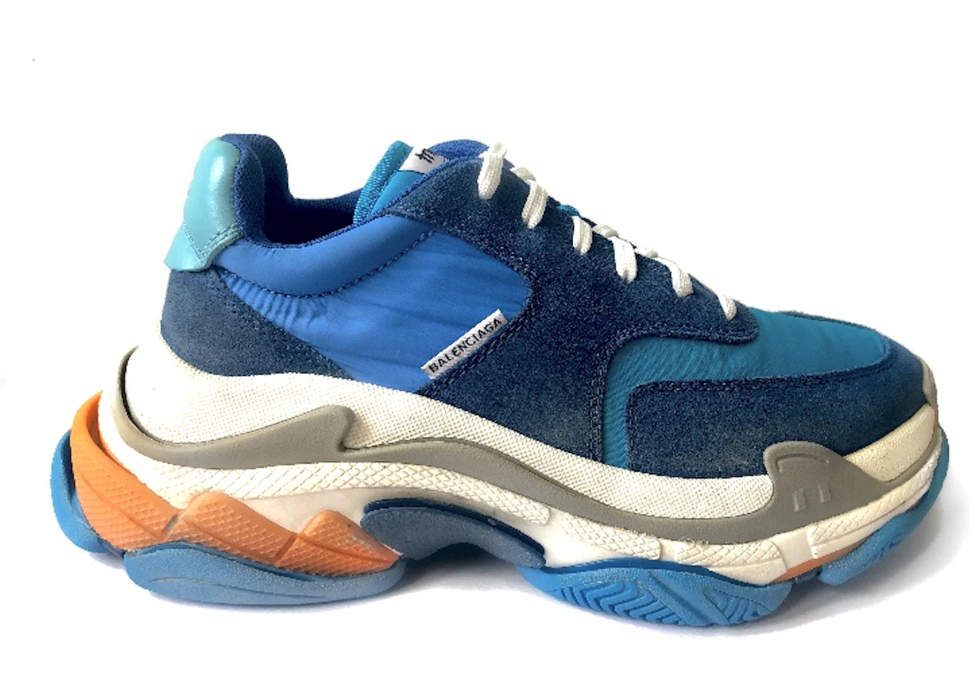Balenciaga Triple S Blue Orange