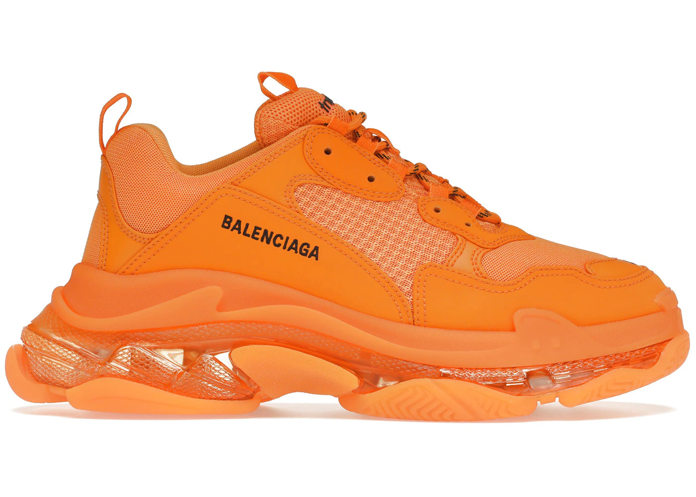 Balenciaga Triple S Clear Sole Orange