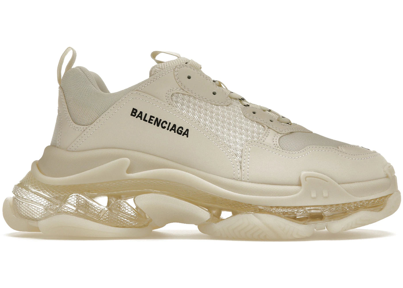 Balenciaga Triple S Clear Sole Beige