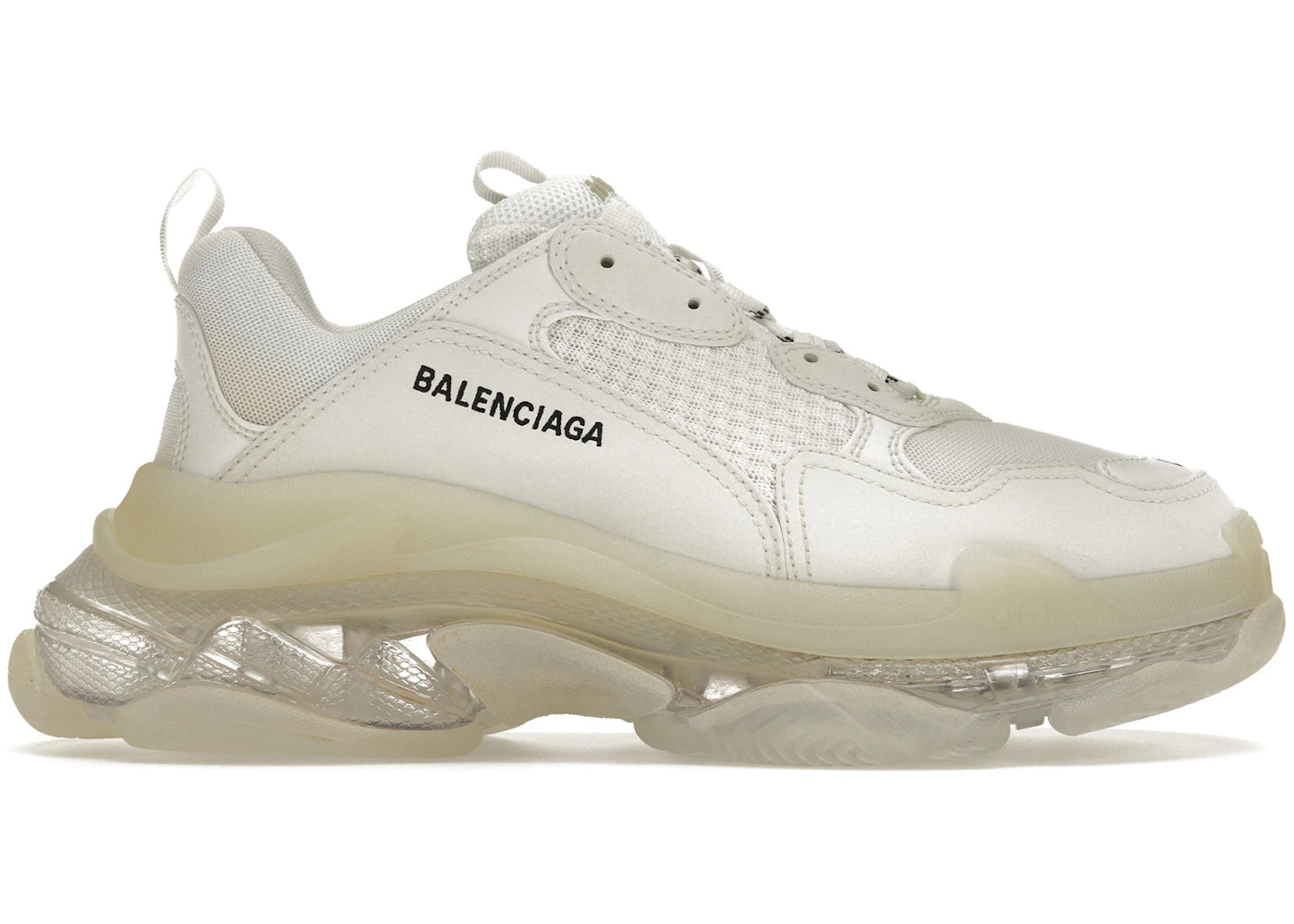 Balenciaga Triple S Clear Sole White