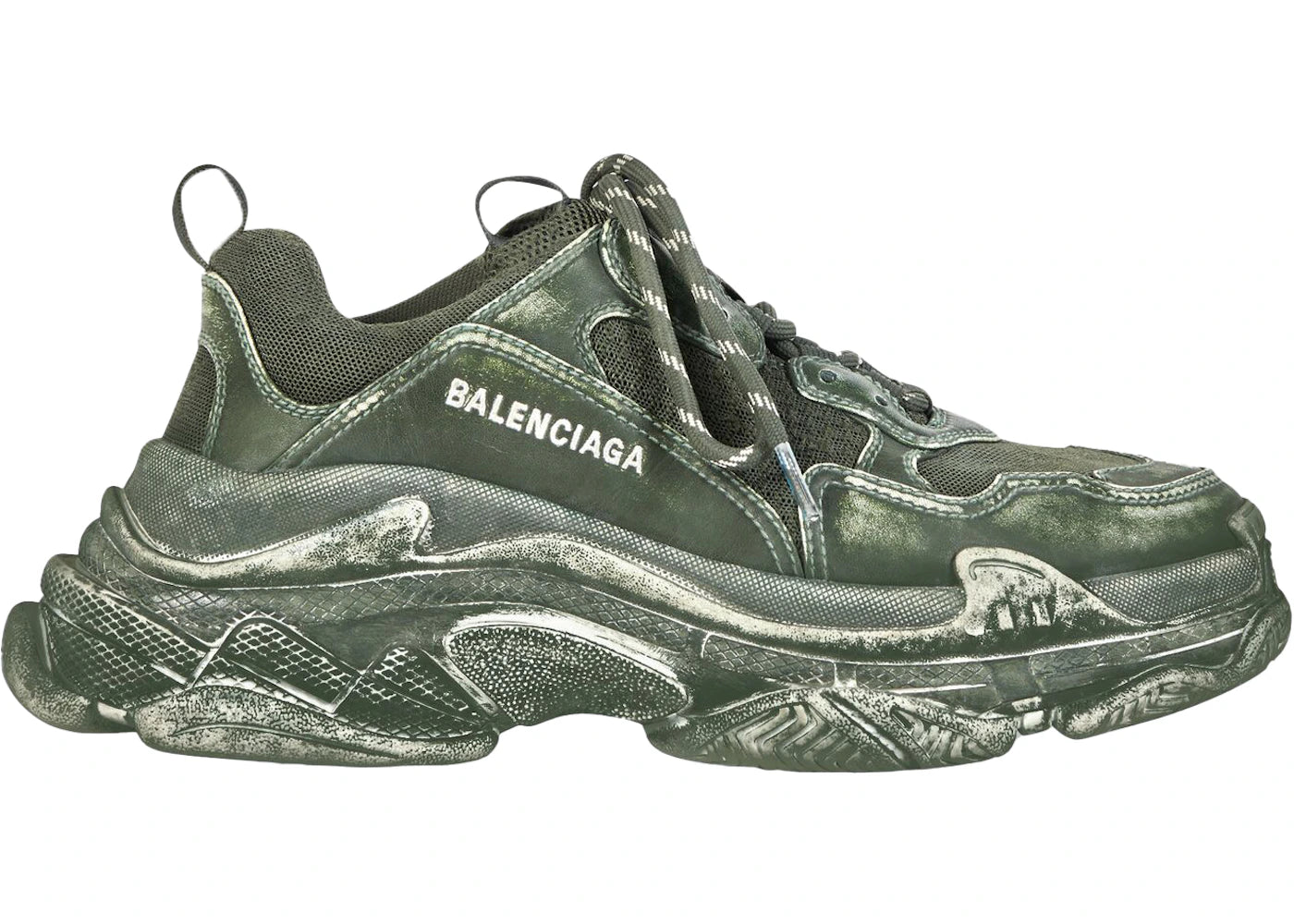 Balenciaga Triple S Faded Green