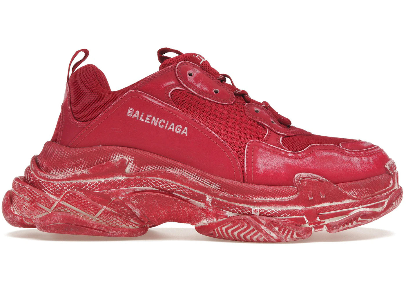 Balenciaga Triple S Faded Red