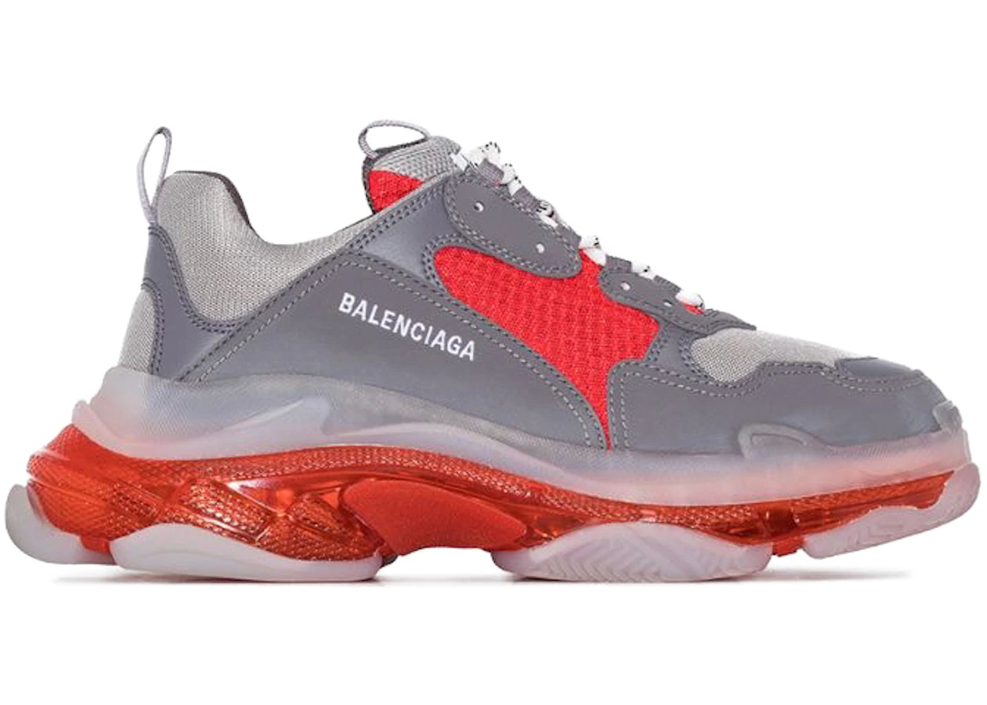 Balenciaga Triple S Grey Red