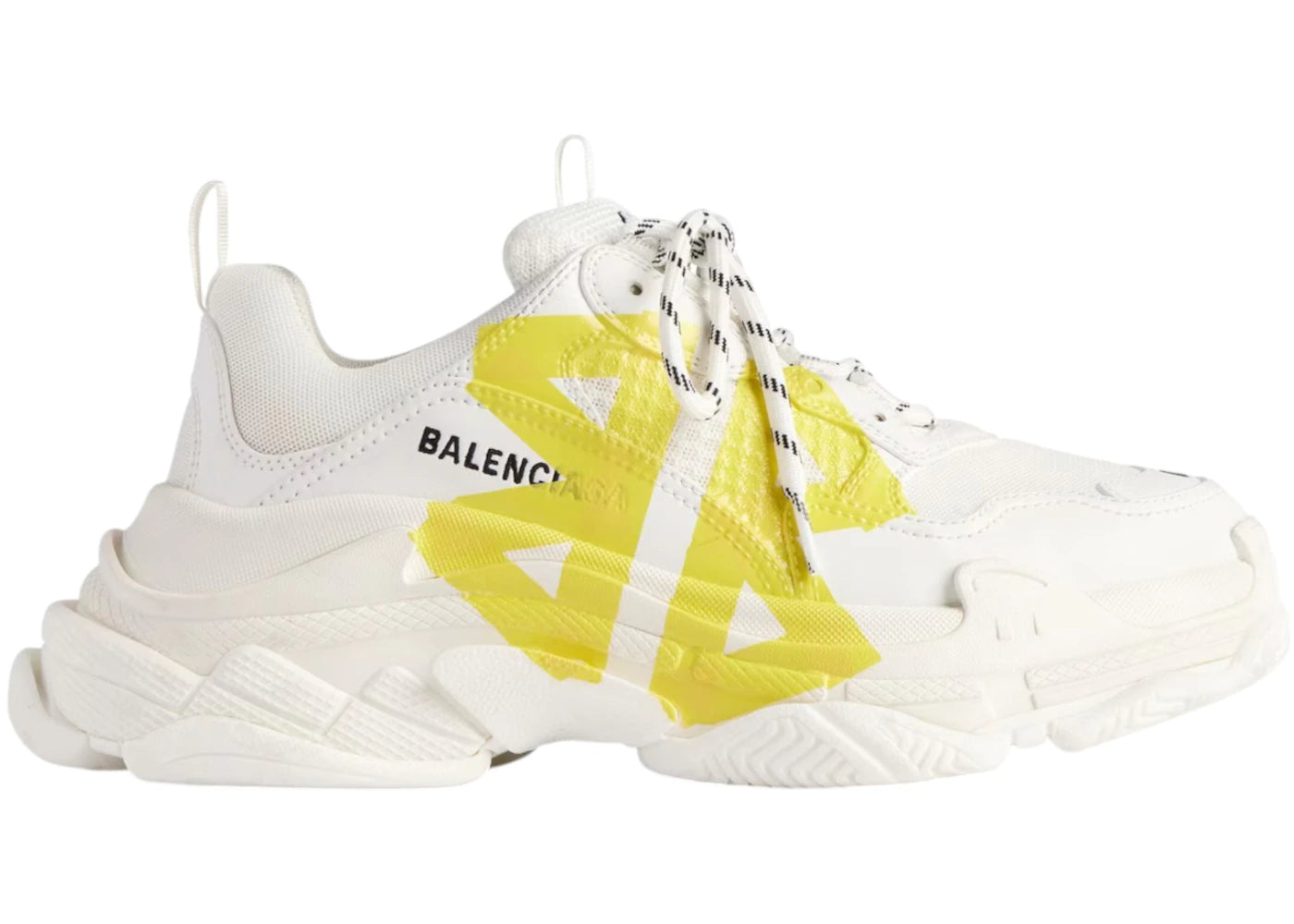 Balenciaga Triple S Tape Type White Yellow