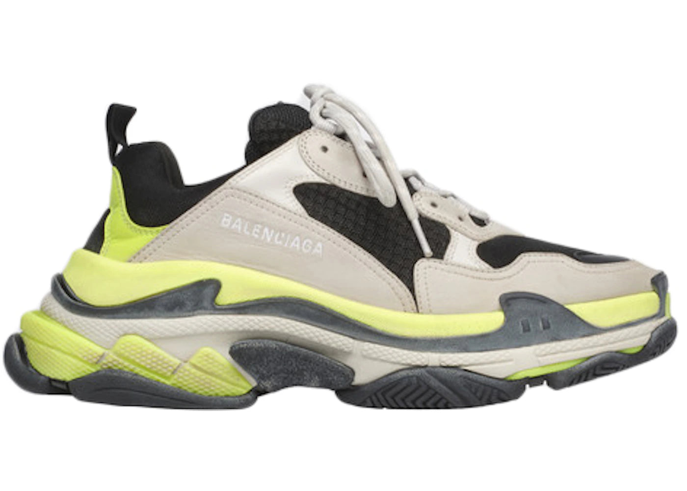 Balenciaga Triple S Yellow Grey