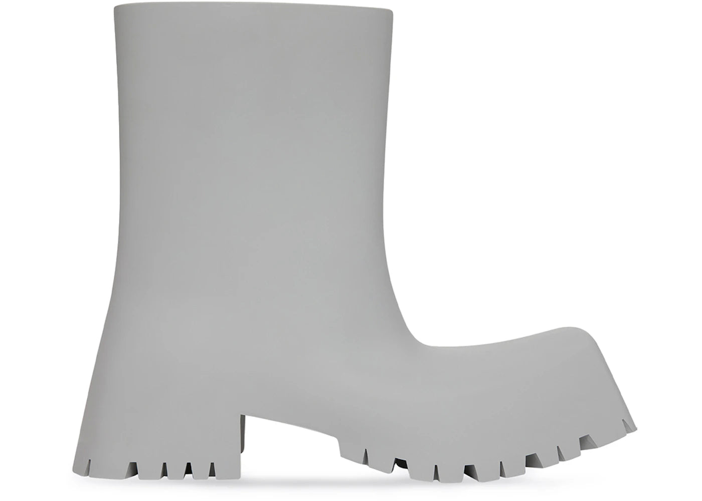 Balenciaga Trooper Rubber Boot Grey