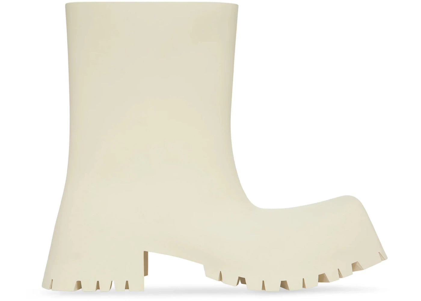 Balenciaga Trooper Rubber Boot White