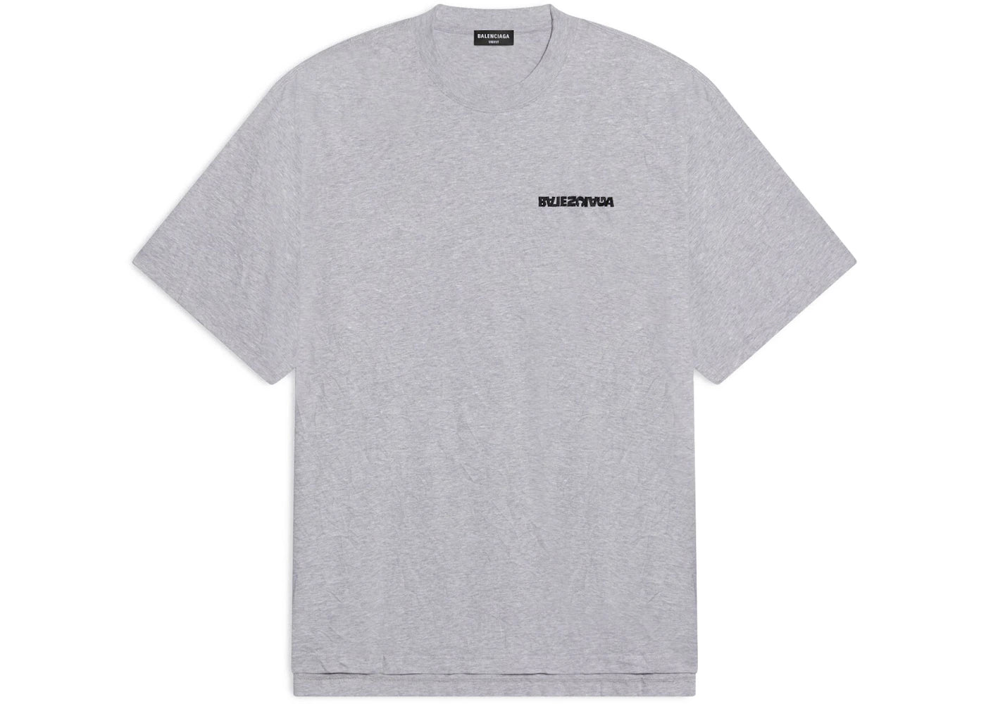 Balenciaga Turn Slit T-Shirt Grey